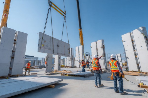 Precast Installation by Khalsa Precast